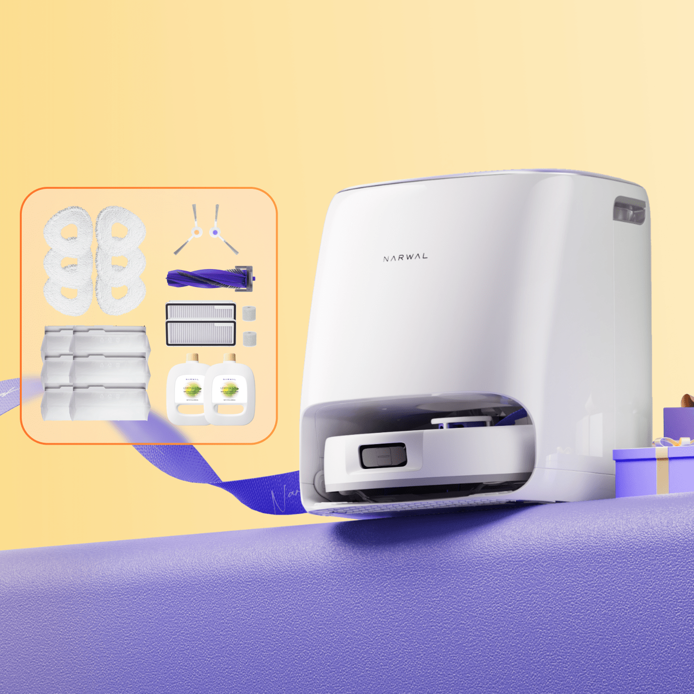 Narwal Freo X Ultra Robot Vacuum & Mop Freo X Ultra & Advanced Kit